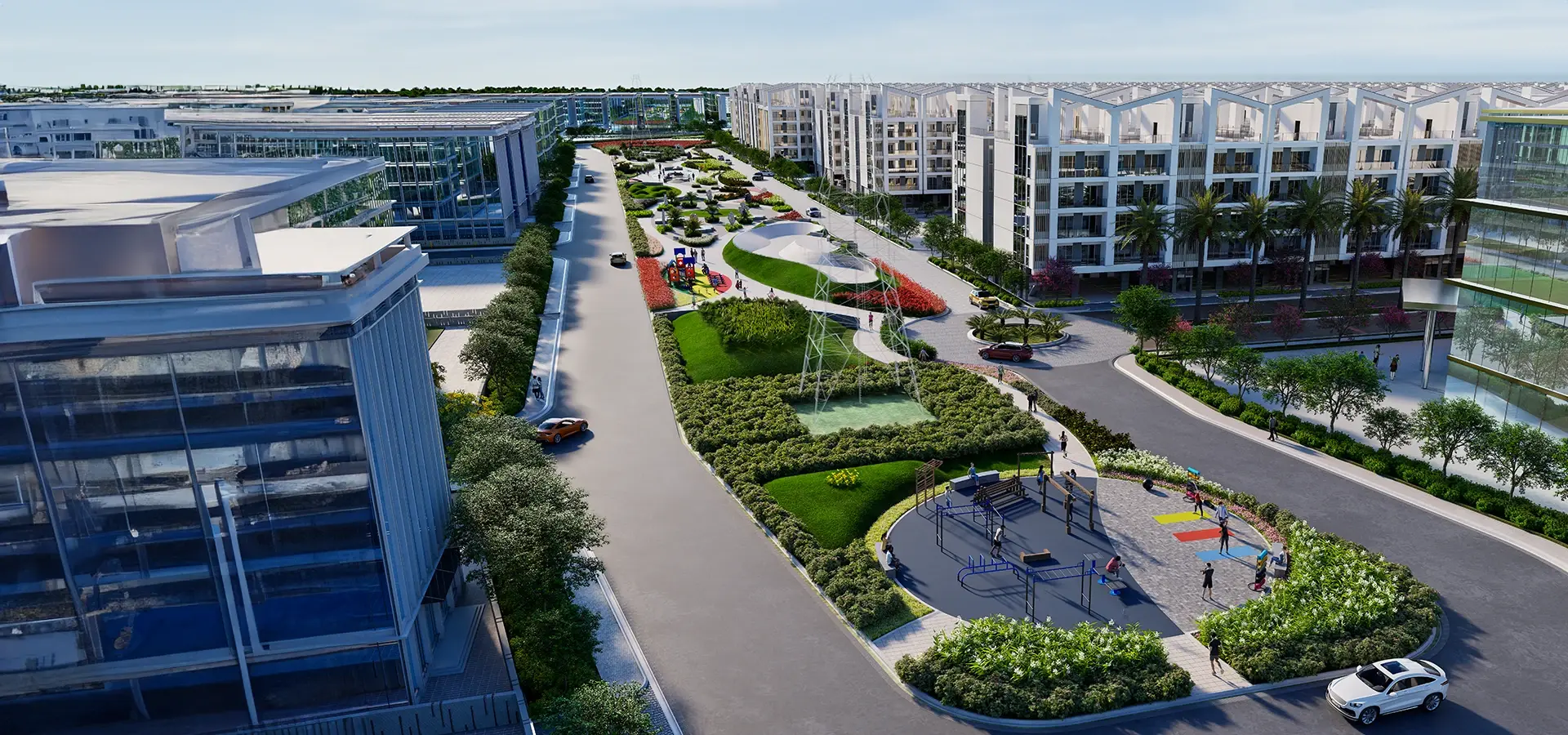 Township Aerial View Daxin Vistas